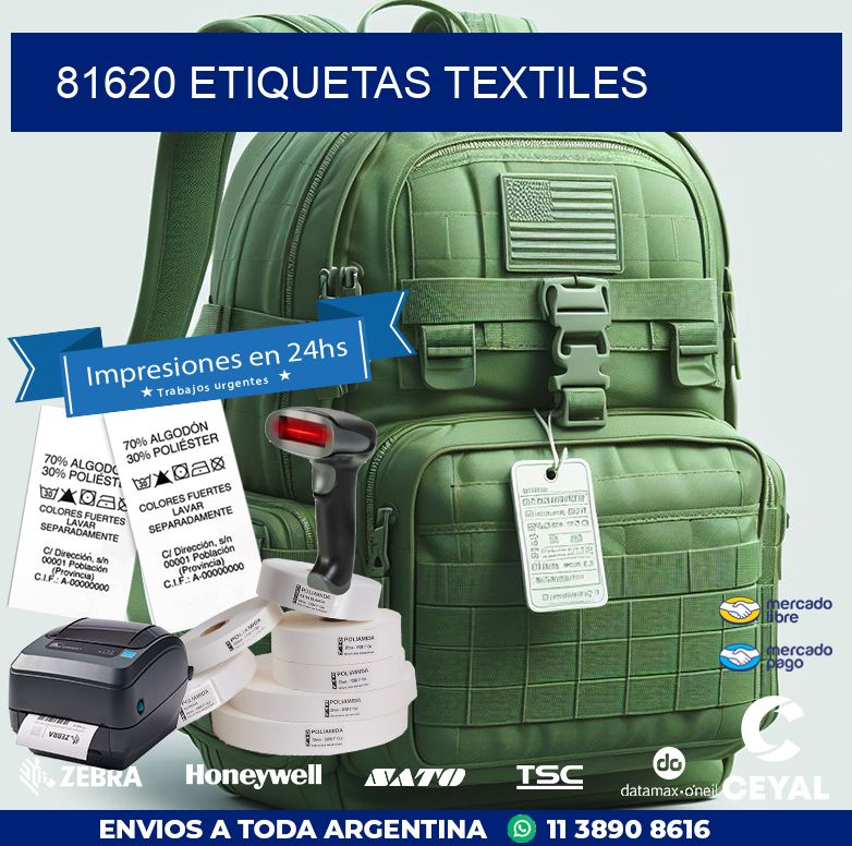 81620 ETIQUETAS TEXTILES