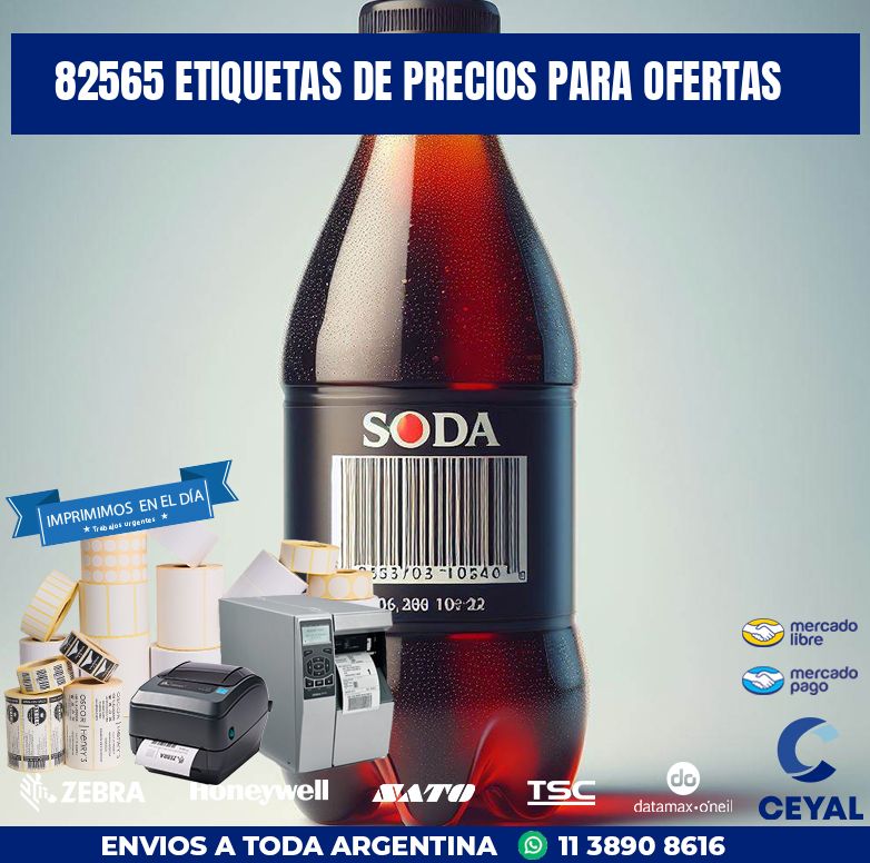 82565 ETIQUETAS DE PRECIOS PARA OFERTAS