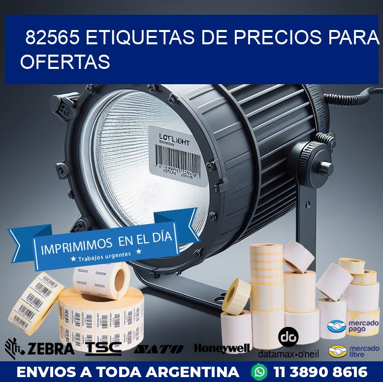 82565 ETIQUETAS DE PRECIOS PARA OFERTAS