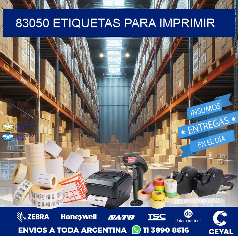 83050 ETIQUETAS PARA IMPRIMIR