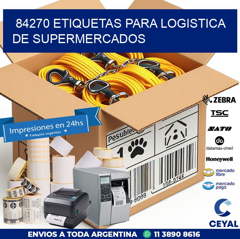 84270 ETIQUETAS PARA LOGISTICA DE SUPERMERCADOS