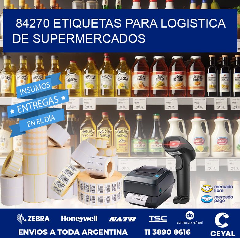 84270 ETIQUETAS PARA LOGISTICA DE SUPERMERCADOS