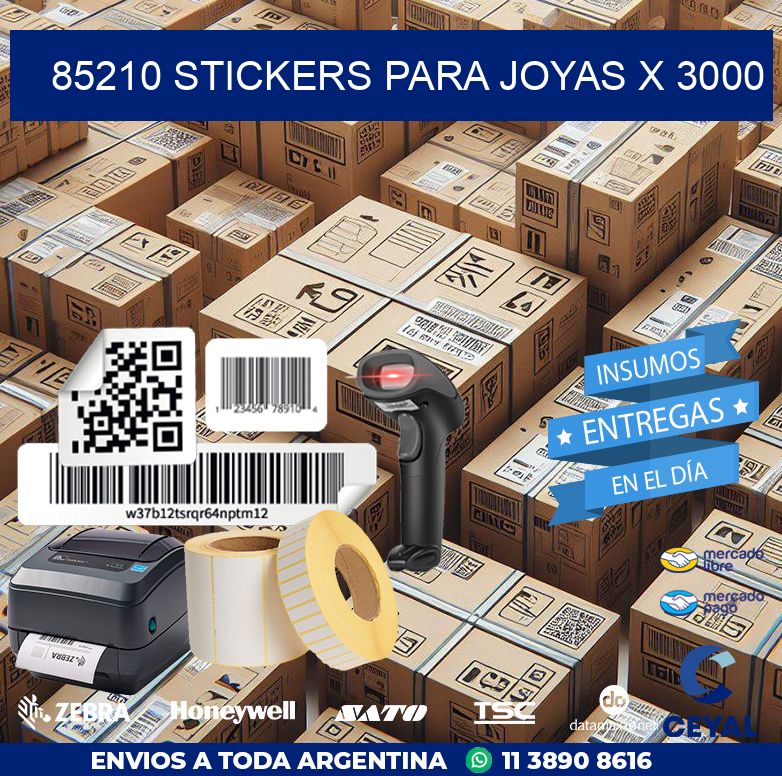85210 STICKERS PARA JOYAS X 3000