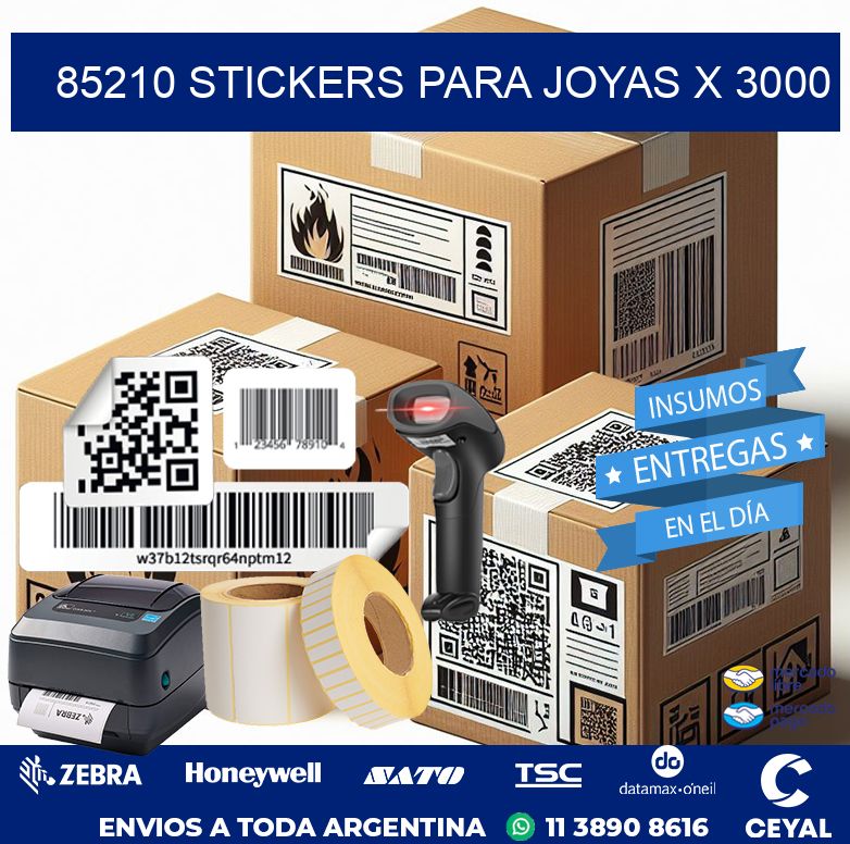 85210 STICKERS PARA JOYAS X 3000