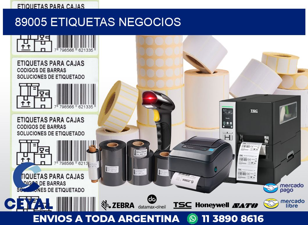89005 ETIQUETAS NEGOCIOS