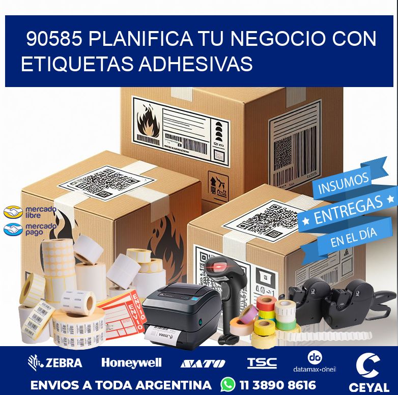 90585 PLANIFICA TU NEGOCIO CON ETIQUETAS ADHESIVAS