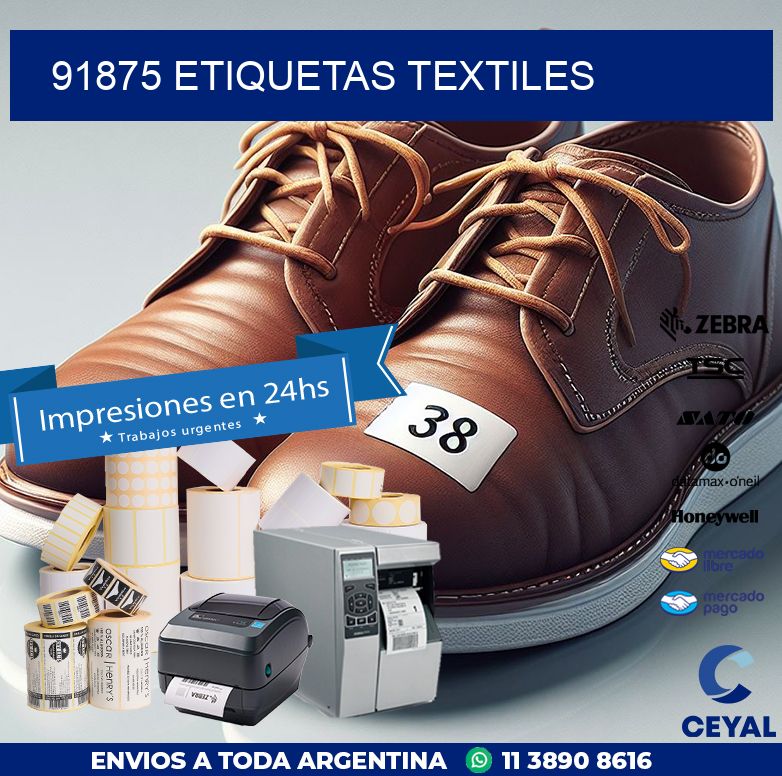 91875 ETIQUETAS TEXTILES