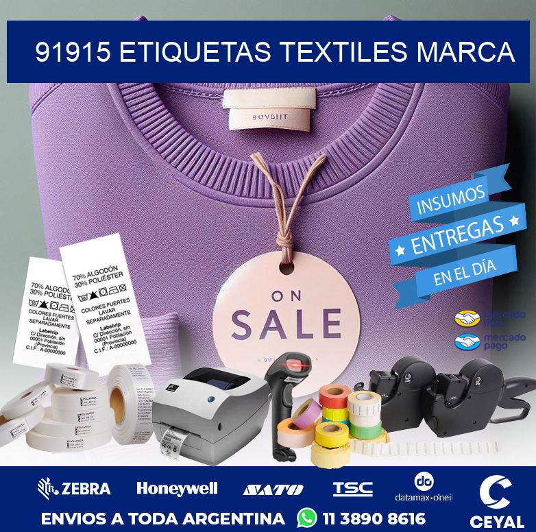 91915 ETIQUETAS TEXTILES MARCA