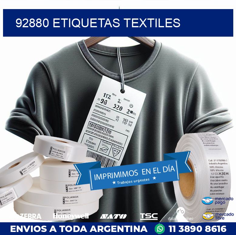 92880 ETIQUETAS TEXTILES