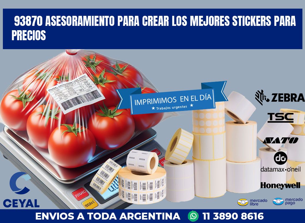 93870 ASESORAMIENTO PARA CREAR LOS MEJORES STICKERS PARA PRECIOS