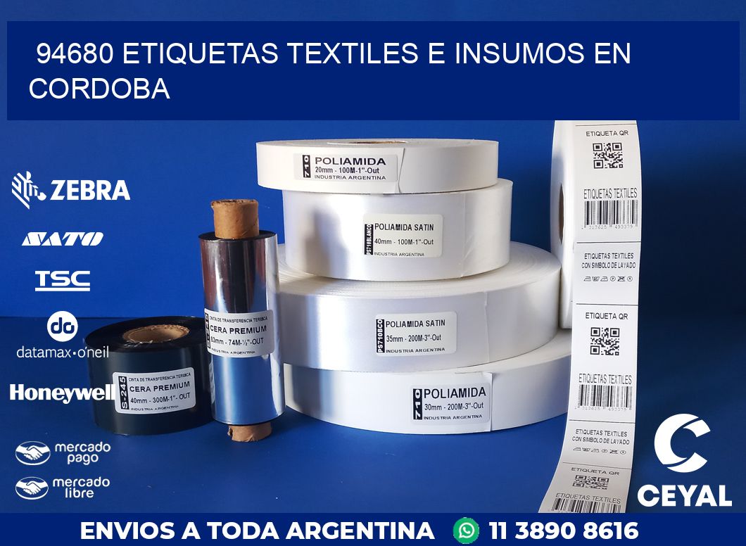 94680 ETIQUETAS TEXTILES E INSUMOS EN CORDOBA