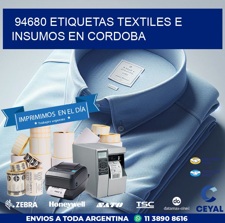 94680 ETIQUETAS TEXTILES E INSUMOS EN CORDOBA