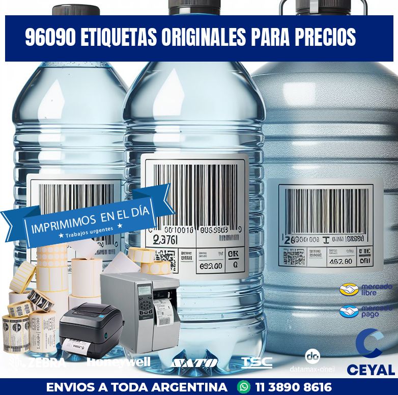 96090 ETIQUETAS ORIGINALES PARA PRECIOS