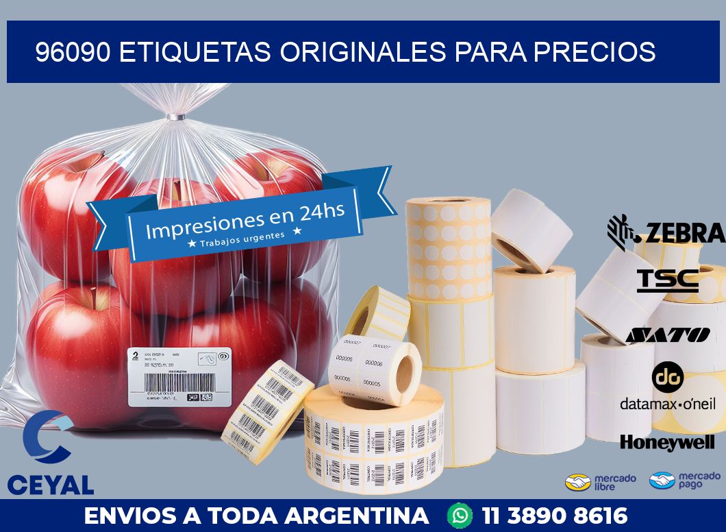 96090 ETIQUETAS ORIGINALES PARA PRECIOS