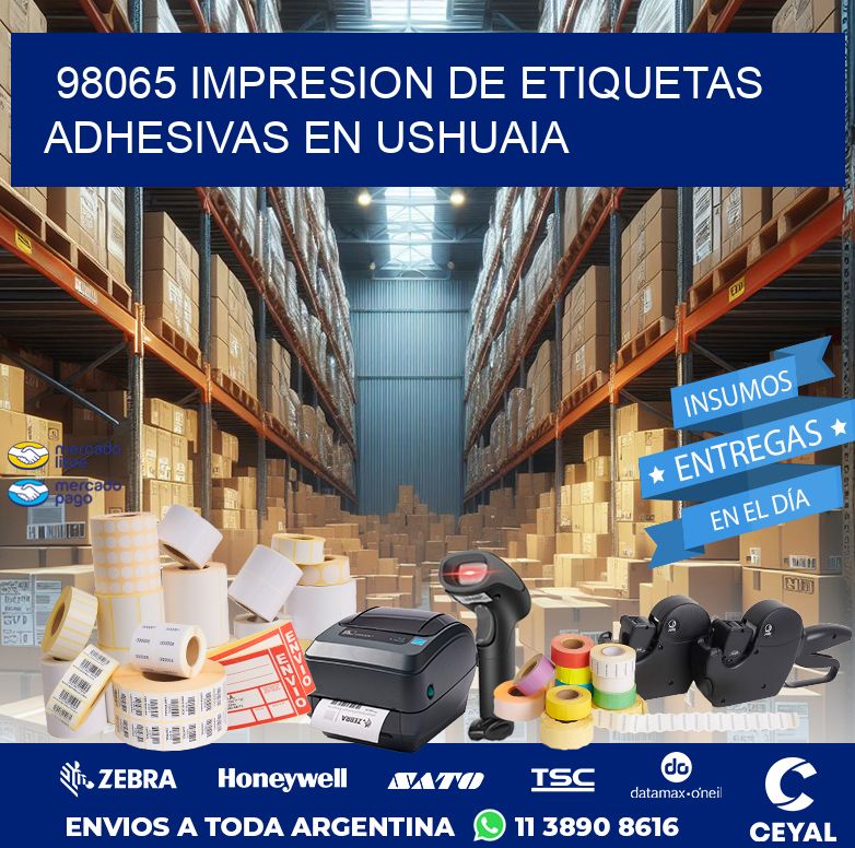98065 IMPRESION DE ETIQUETAS ADHESIVAS EN USHUAIA