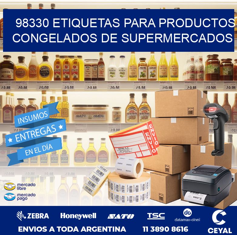 98330 ETIQUETAS PARA PRODUCTOS CONGELADOS DE SUPERMERCADOS