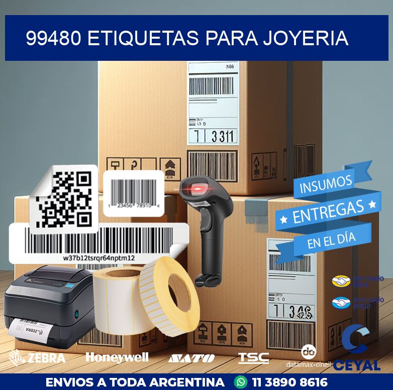 99480 ETIQUETAS PARA JOYERIA