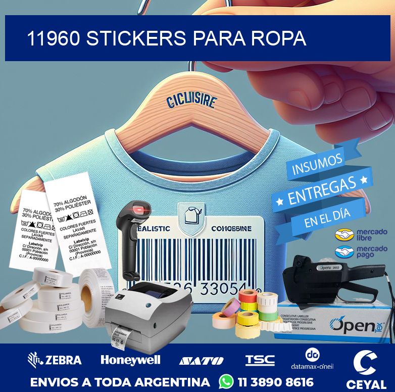 11960 STICKERS PARA ROPA
