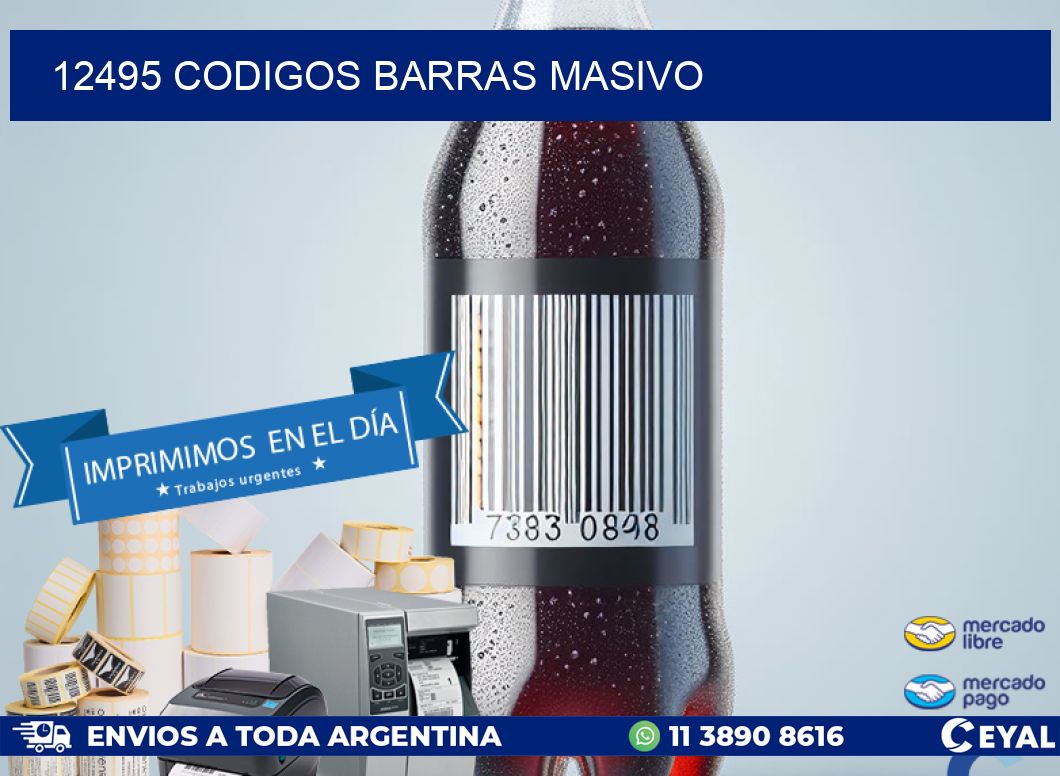 12495 CODIGOS BARRAS MASIVO