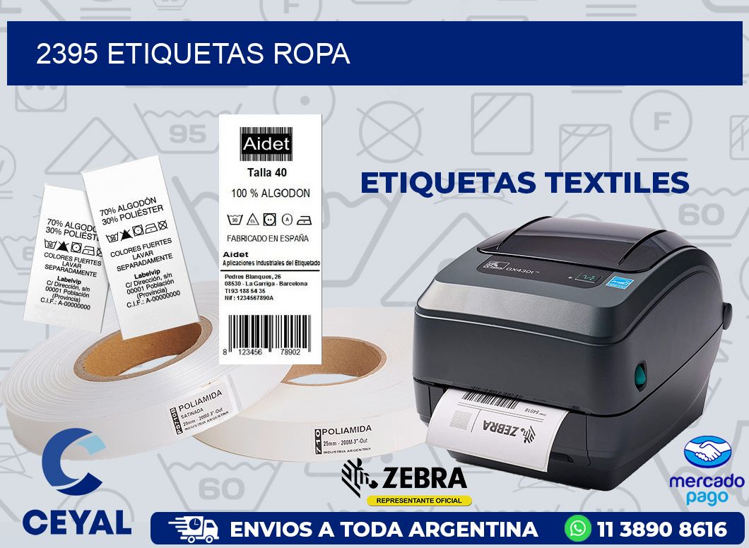 2395 ETIQUETAS ROPA