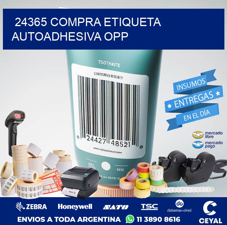 24365 COMPRA ETIQUETA AUTOADHESIVA OPP