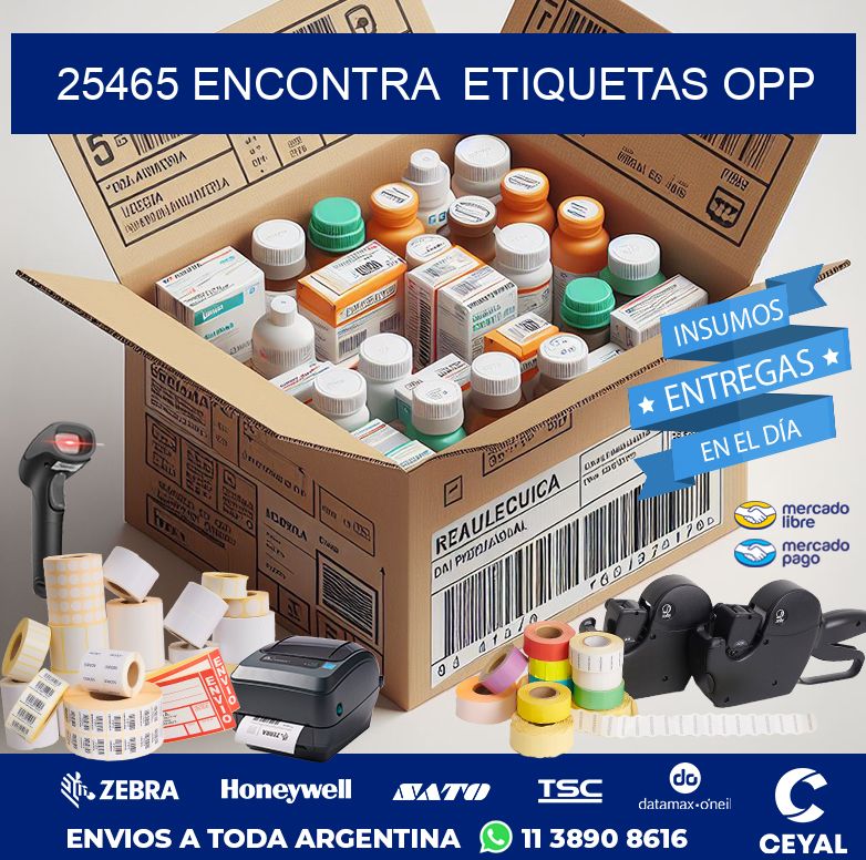25465 ENCONTRA  ETIQUETAS OPP