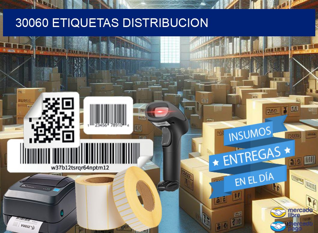 30060 etiquetas distribucion