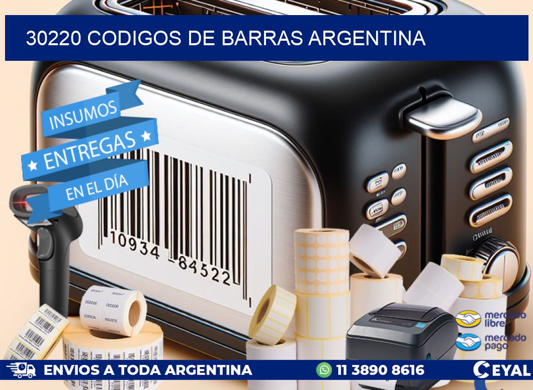 30220 CODIGOS DE BARRAS ARGENTINA