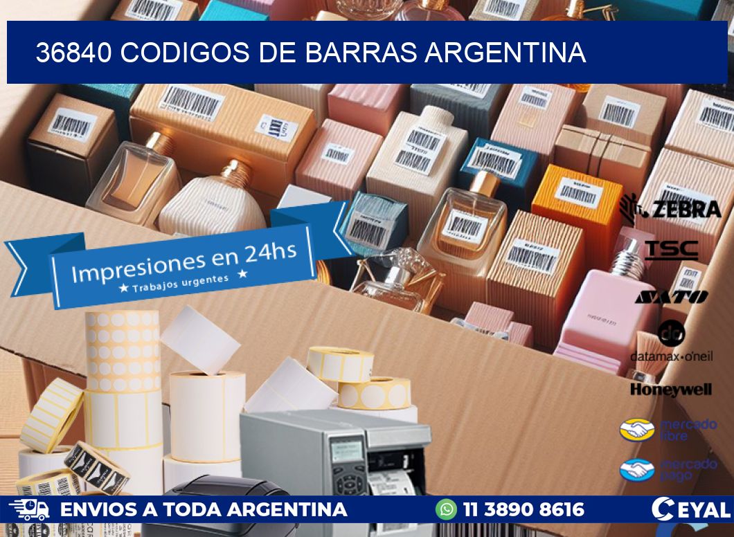 36840 CODIGOS DE BARRAS ARGENTINA