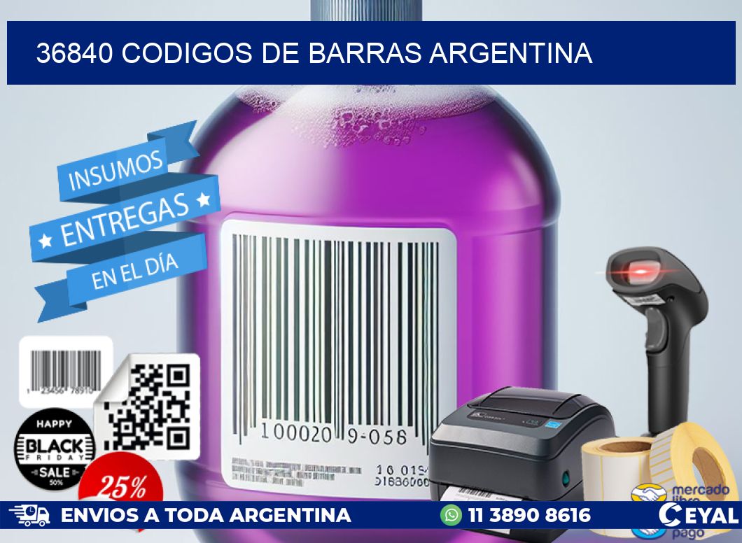 36840 CODIGOS DE BARRAS ARGENTINA