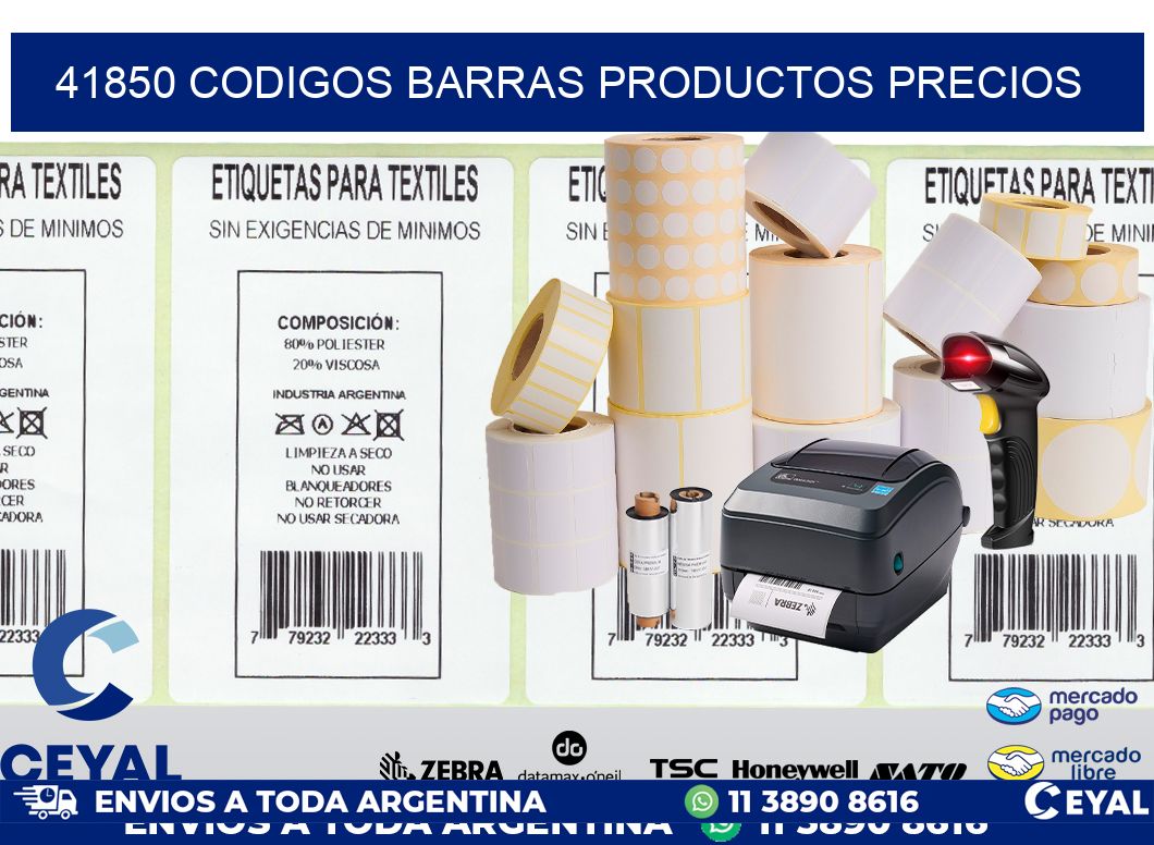 41850 CODIGOS BARRAS PRODUCTOS PRECIOS
