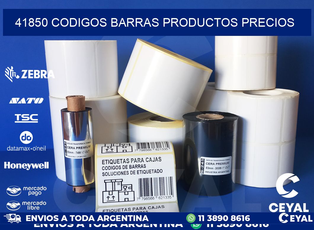 41850 CODIGOS BARRAS PRODUCTOS PRECIOS