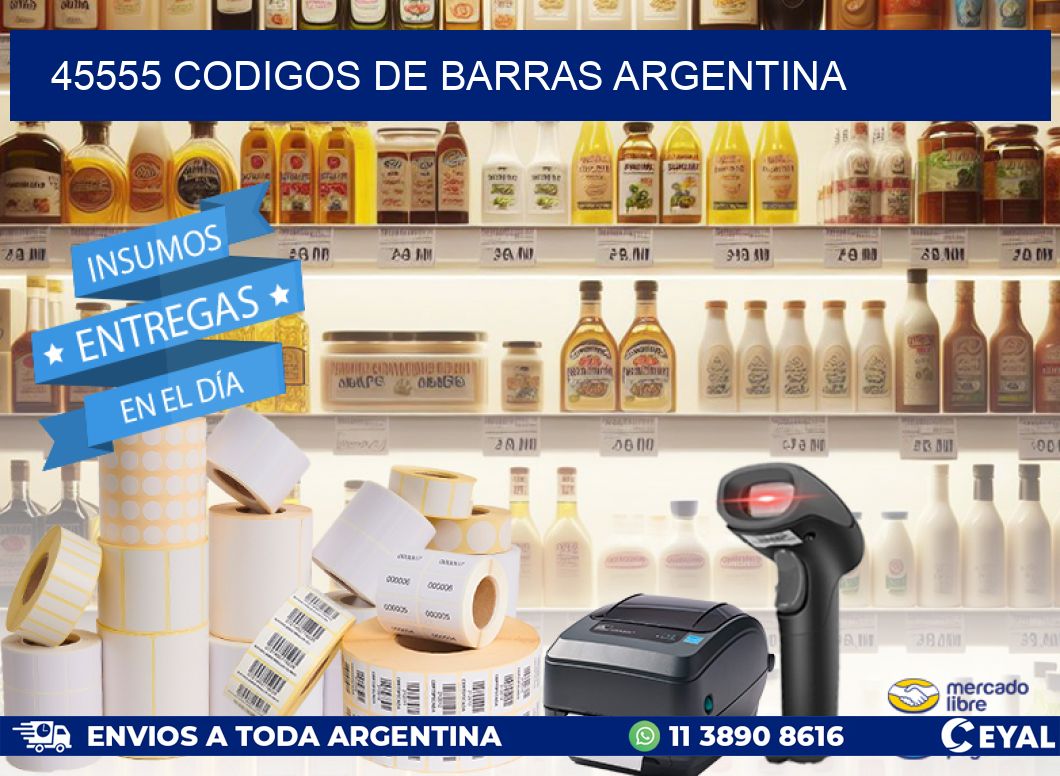 45555 CODIGOS DE BARRAS ARGENTINA