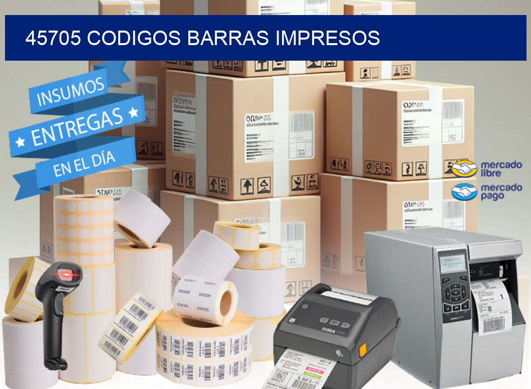 45705 CODIGOS BARRAS IMPRESOS