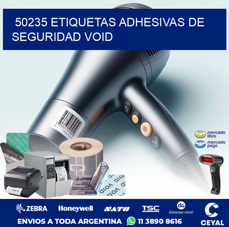 50235 ETIQUETAS ADHESIVAS DE SEGURIDAD VOID