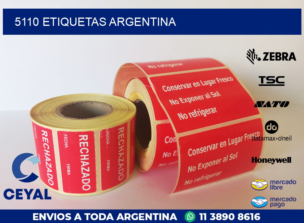 5110 ETIQUETAS ARGENTINA