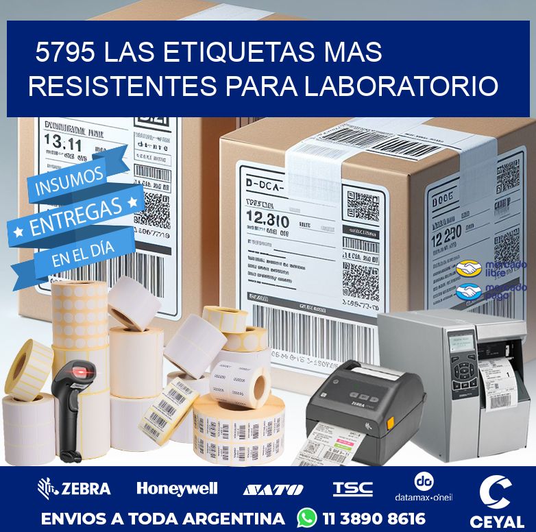 5795 LAS ETIQUETAS MAS RESISTENTES PARA LABORATORIO