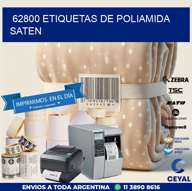 62800 ETIQUETAS DE POLIAMIDA SATEN
