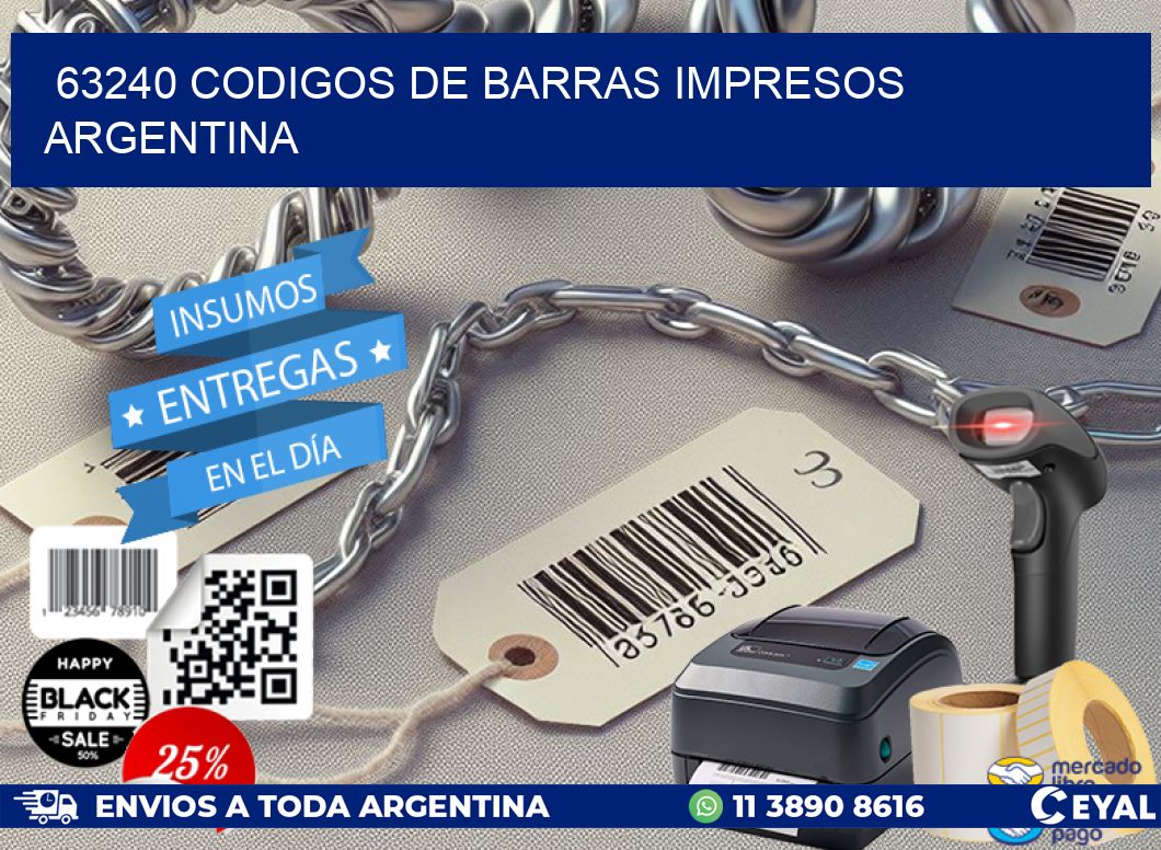 63240 codigos de barras impresos argentina