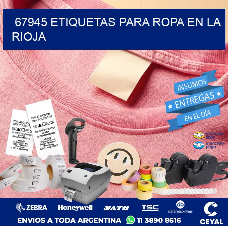 67945 ETIQUETAS PARA ROPA EN LA RIOJA