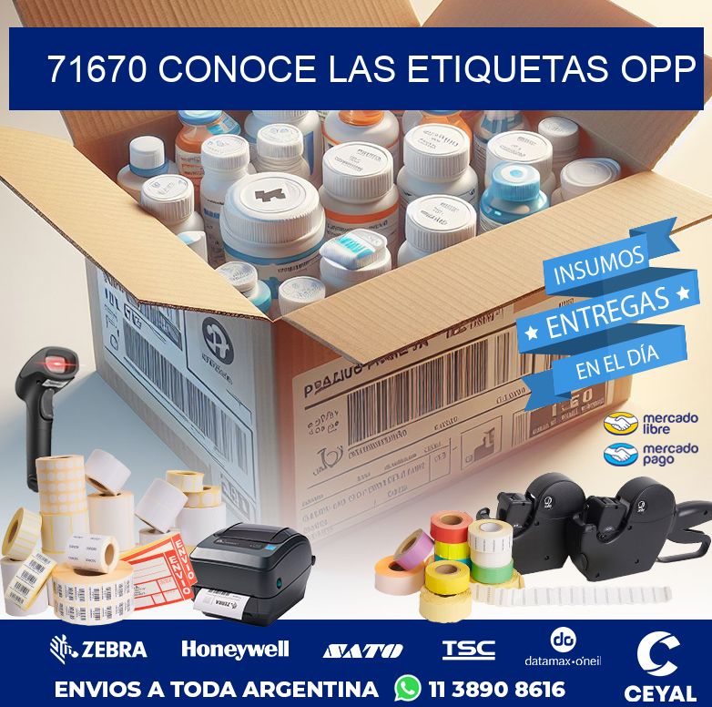 71670 CONOCE LAS ETIQUETAS OPP