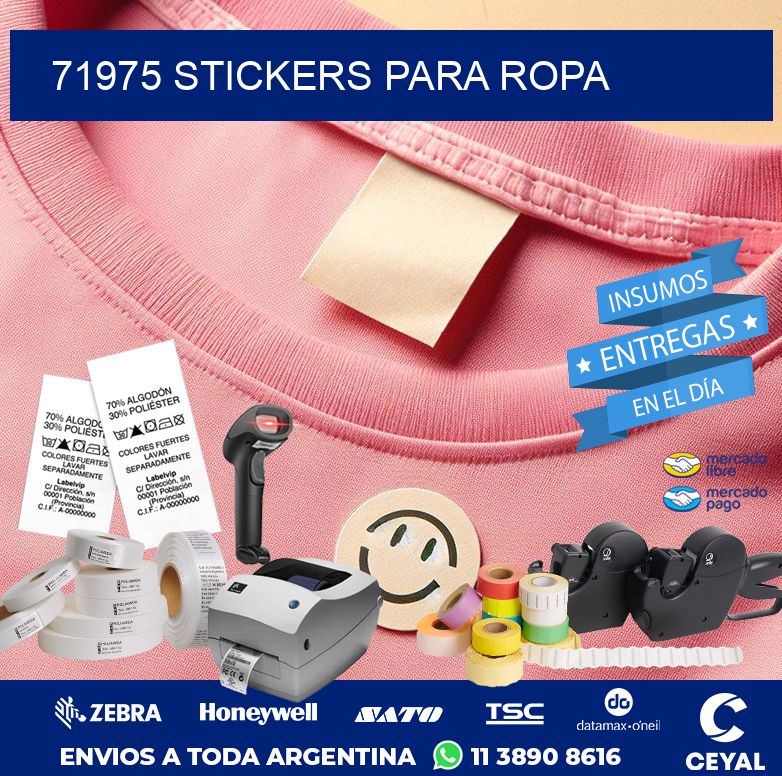 71975 STICKERS PARA ROPA