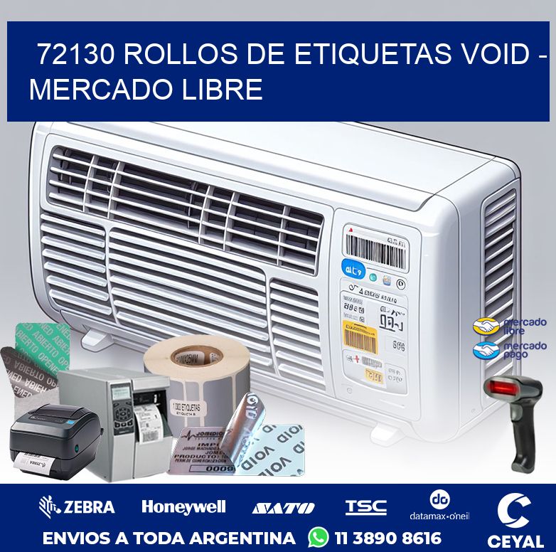 72130 ROLLOS DE ETIQUETAS VOID - MERCADO LIBRE