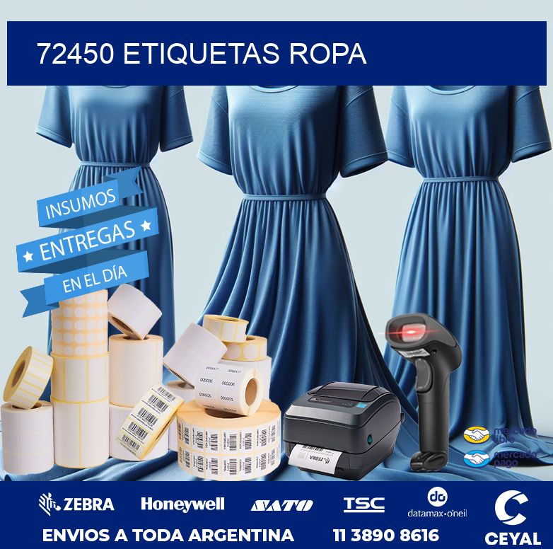72450 ETIQUETAS ROPA