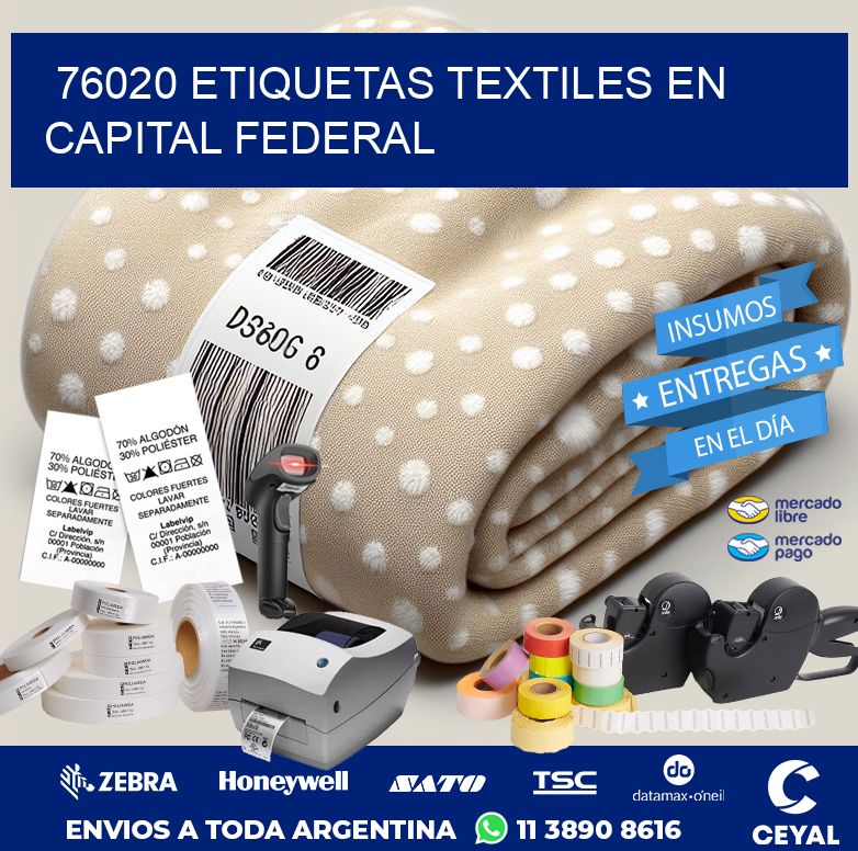 76020 ETIQUETAS TEXTILES EN CAPITAL FEDERAL