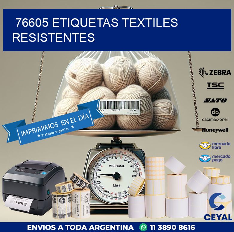 76605 ETIQUETAS TEXTILES RESISTENTES