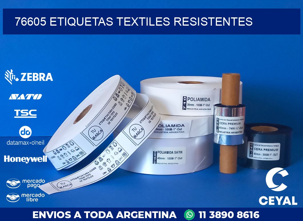 76605 ETIQUETAS TEXTILES RESISTENTES