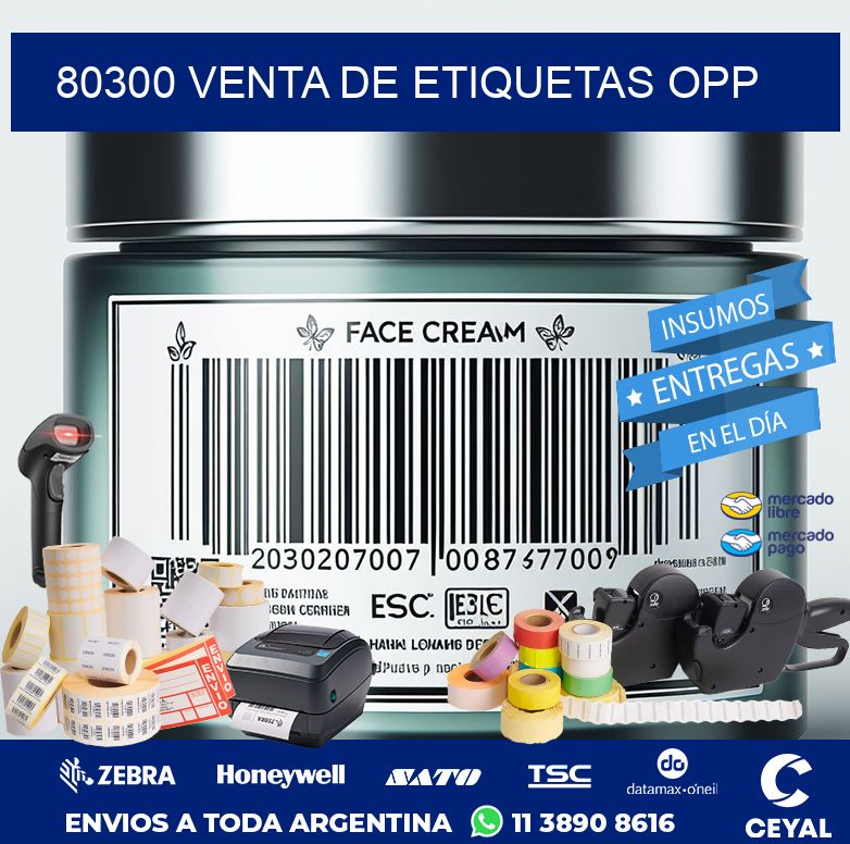 80300 VENTA DE ETIQUETAS OPP