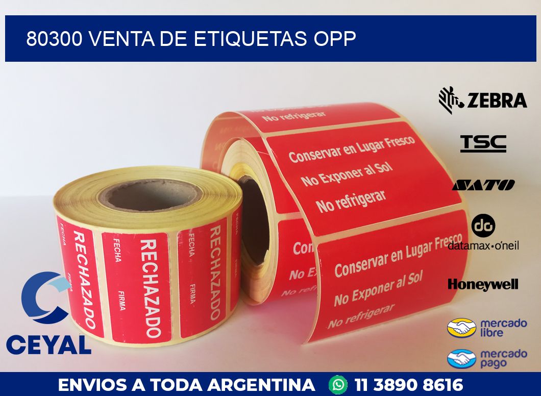 80300 VENTA DE ETIQUETAS OPP