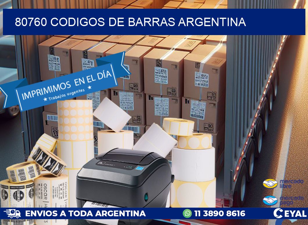 80760 CODIGOS DE BARRAS ARGENTINA
